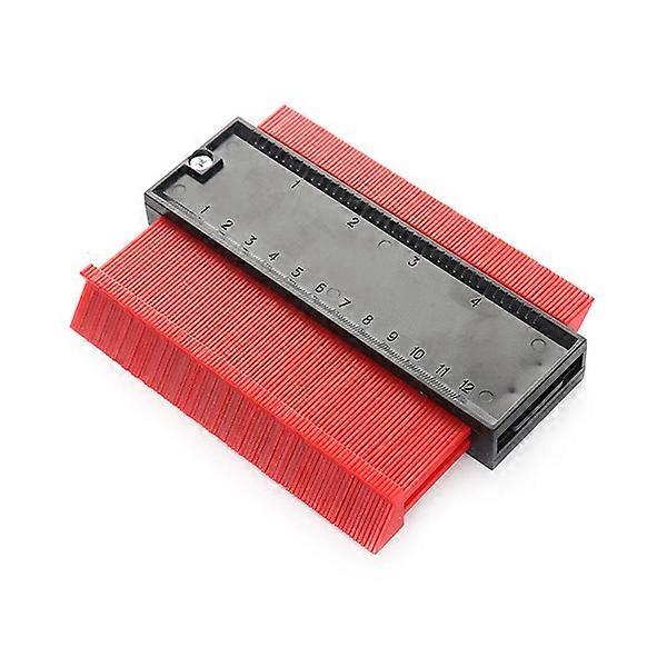 ZK-Inch Plastic Outline Copy Protractor Copy Irregular Shapes For Cutting Profiles Carpenter Tools Blue