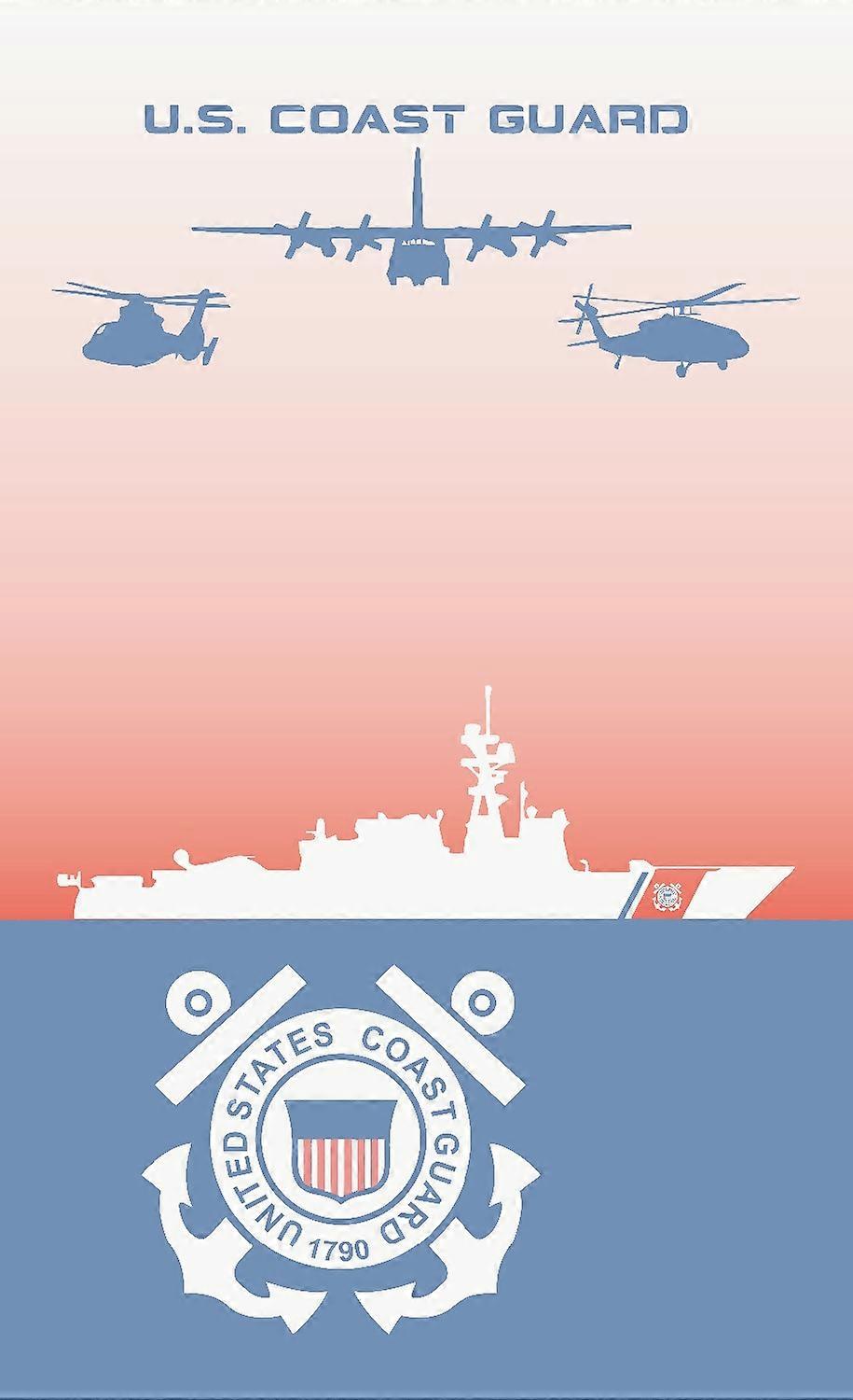 90*150cm  us coast guard flag