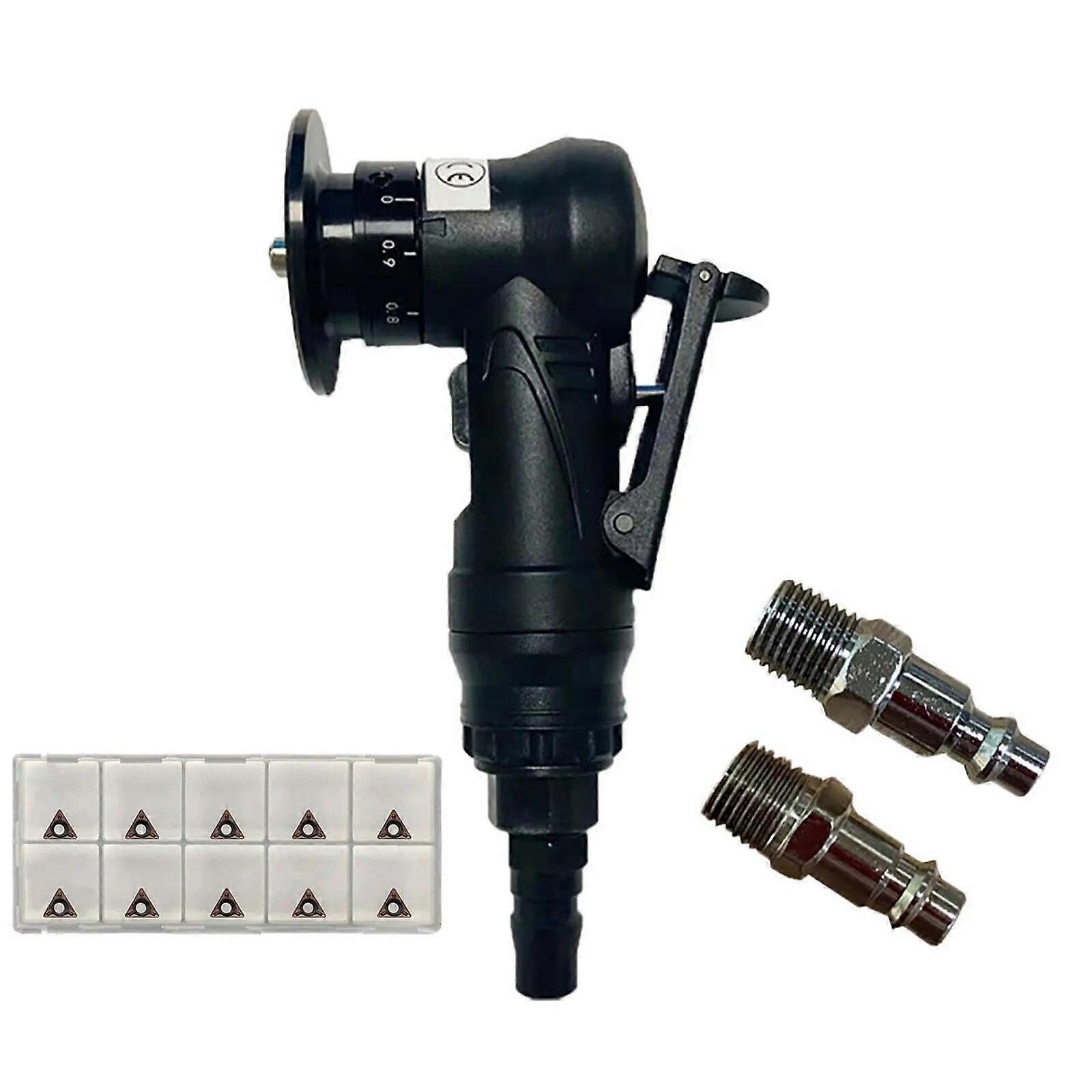 Manual Pneumatic Chamfering Machine Arc Air Beveling Machine Linear Chamfering Tools 45 Metal Trimming Arc Corner Deburring Kit