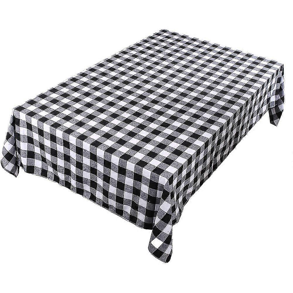 Christmas Tablecloth Rectangle, Checkered Tablecloth For Christmas Table Decor