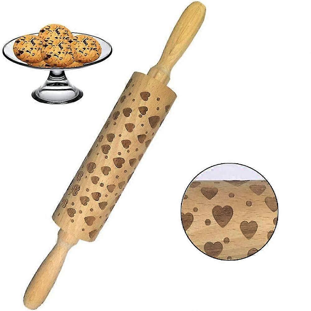 Pastry Roller Pattern, Biscuit Roller Rolling Pin With Pattern Vintage