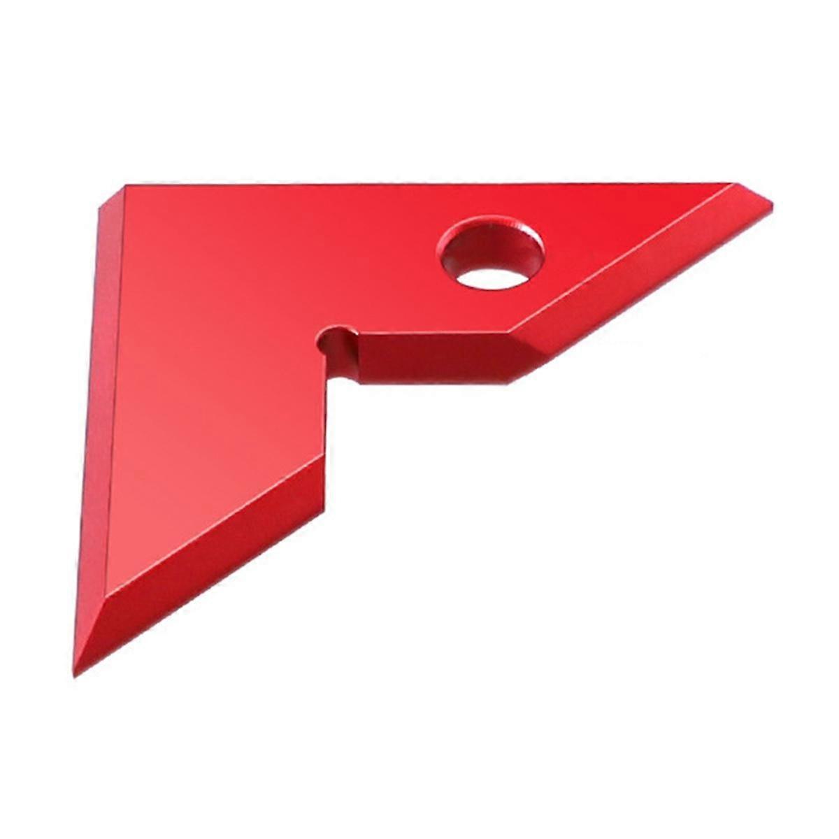 Aliaj de aluminiu Prelucrarea lemnului Cuțit de înaltă precizie Edge Angle Ruler 45/90 Intern extern universal