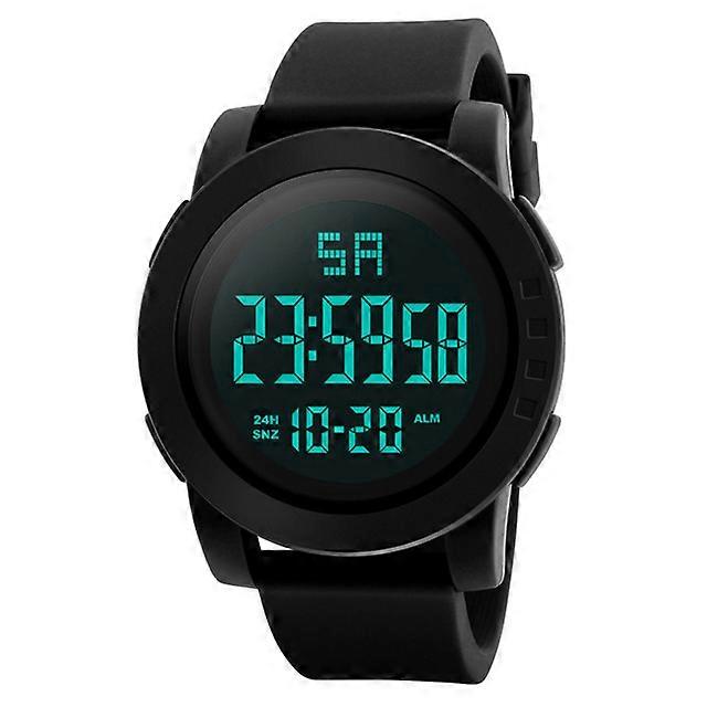Herren LED-Uhr Digitaluhr Datum Alarm Waterpro