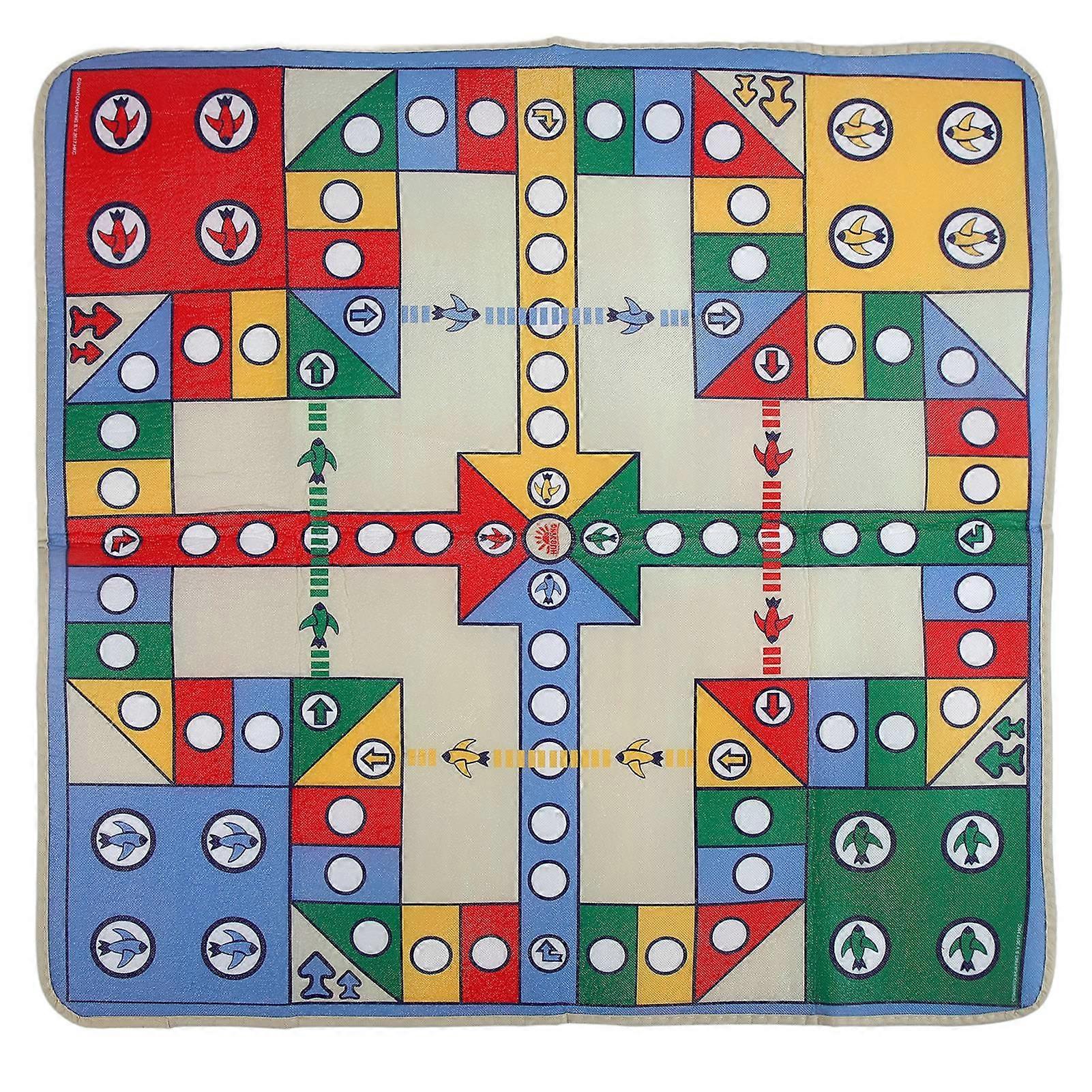 Soft Flying Chess Carpet Kids Crawling Cushion Parent Child Interaction Game Blanket90 X 90cm