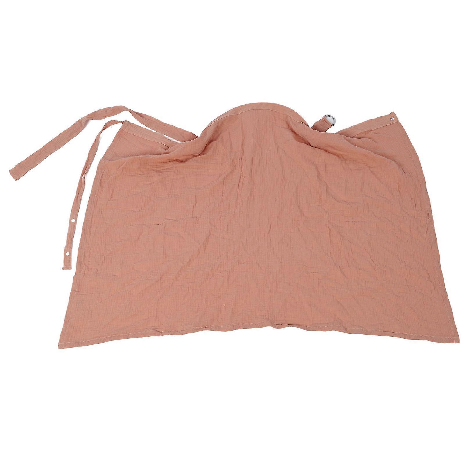 Nursing Cover for Breastfeeding Privacy Protection Breathable Cotton Multi Use Breastfeeding Cover Up Pink
