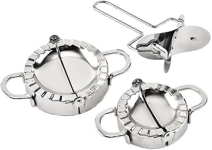 Ravioli Maker Set, 3 πακέτο ανοξείδωτο ζυμαρικό Maker ζύμη ζύμη Τύπου Πίτα Empanada Τύπου Καλούπι Crimpers, Pelmeni Ζυμαρικά - Σπίτι