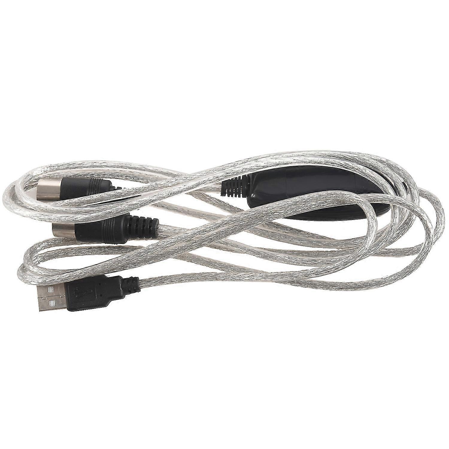 Semoic Usb In-out Midi Cable Converter Pc To Music Keyboard Adapter Cord