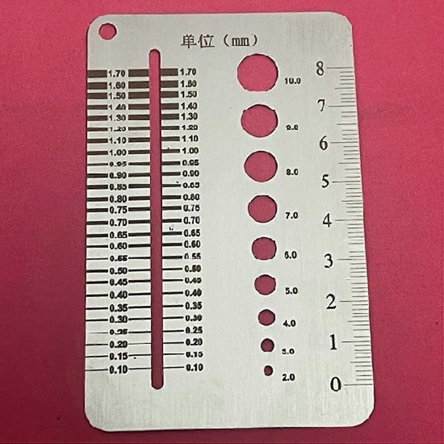 Stainless Steel High Thread Gauge for Workshop