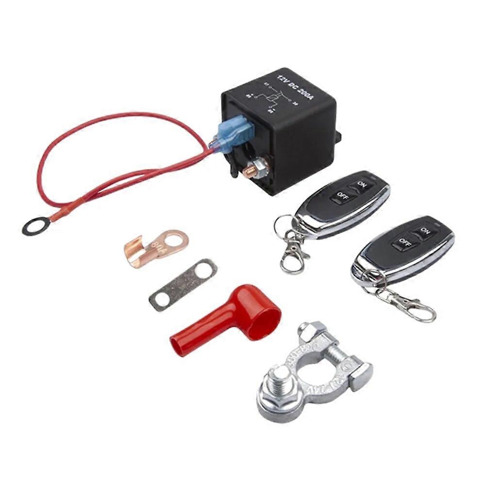 12V 200A Remote Control Disconnect Integrated Intelligent Disconnector Anti-leakage Remote Cut Off Isolator with Key Kill Switch