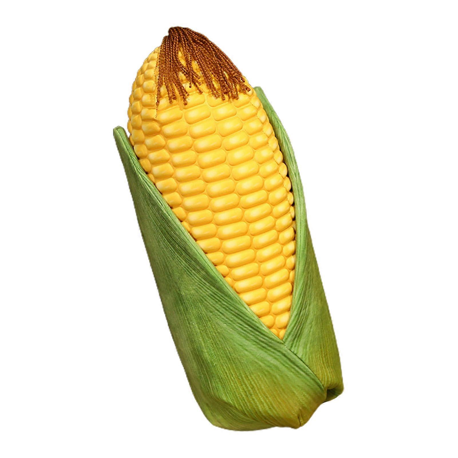 Corn Plush Pillow Zipper Design Peelable Leaves Simulated Plushie Soft Sofa Pillow PP Cotton Stuffed Food Throw Pillow Kids Plush Doll Toy Birthday Gi