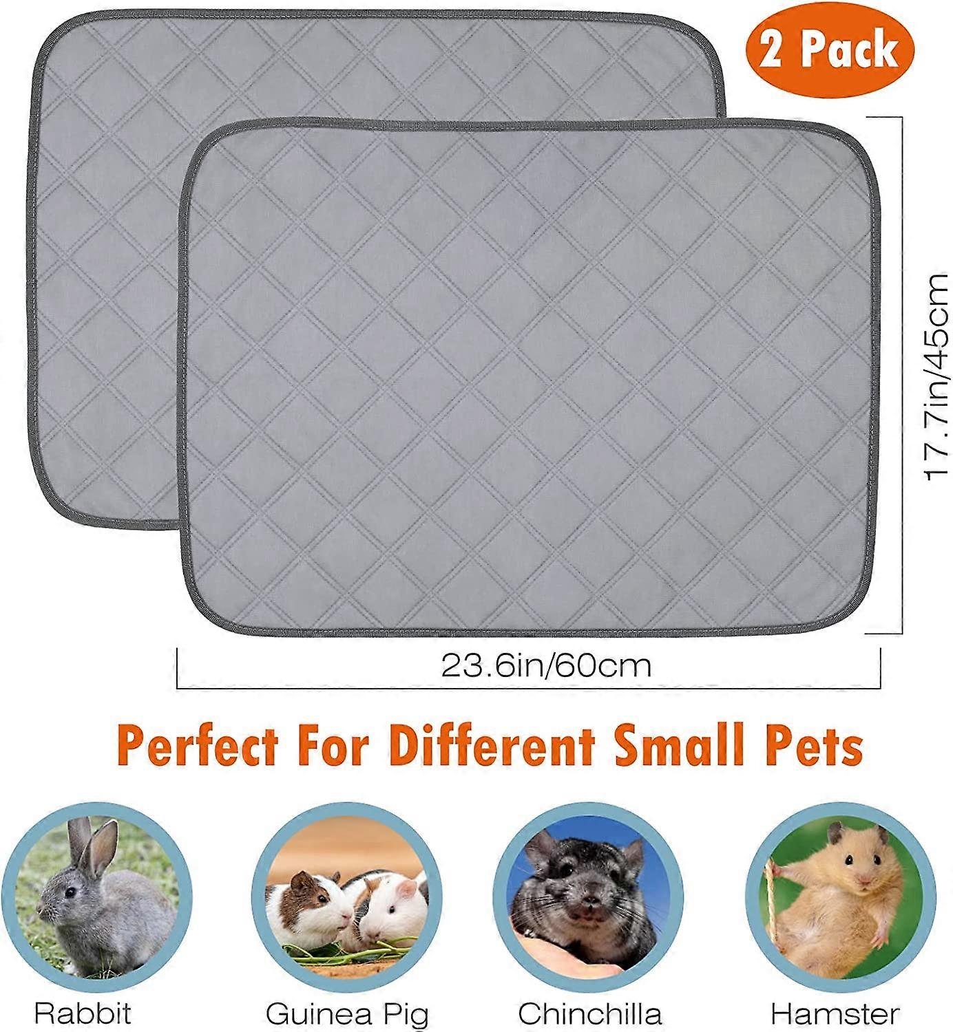 Photo inspiration: Gallery Detail: 2 Pcs Non Slip Waterproof Washable Fleece Cage Liner Pads