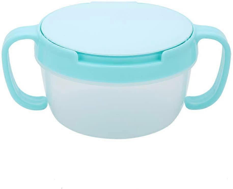 Bol d’alimentation pour bébé Récipients à collation anti-éclaboussures Sans BPA Récipients à déjeuner à double poignée