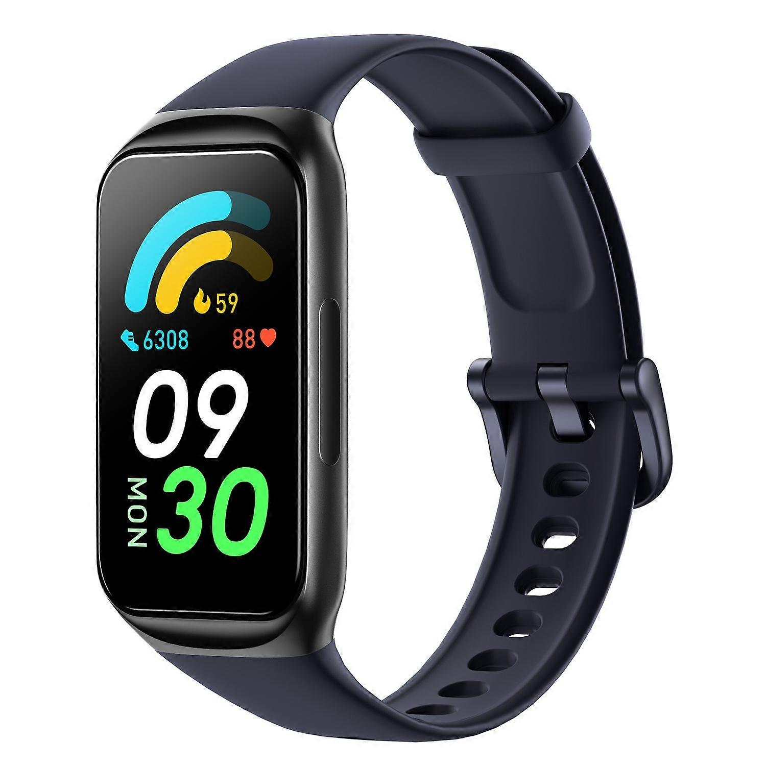 GTL2 Smart Band 1.47-inch Screen Heart Rate Health Monitoring Pedometer Sports Bracelet - Dark Blue