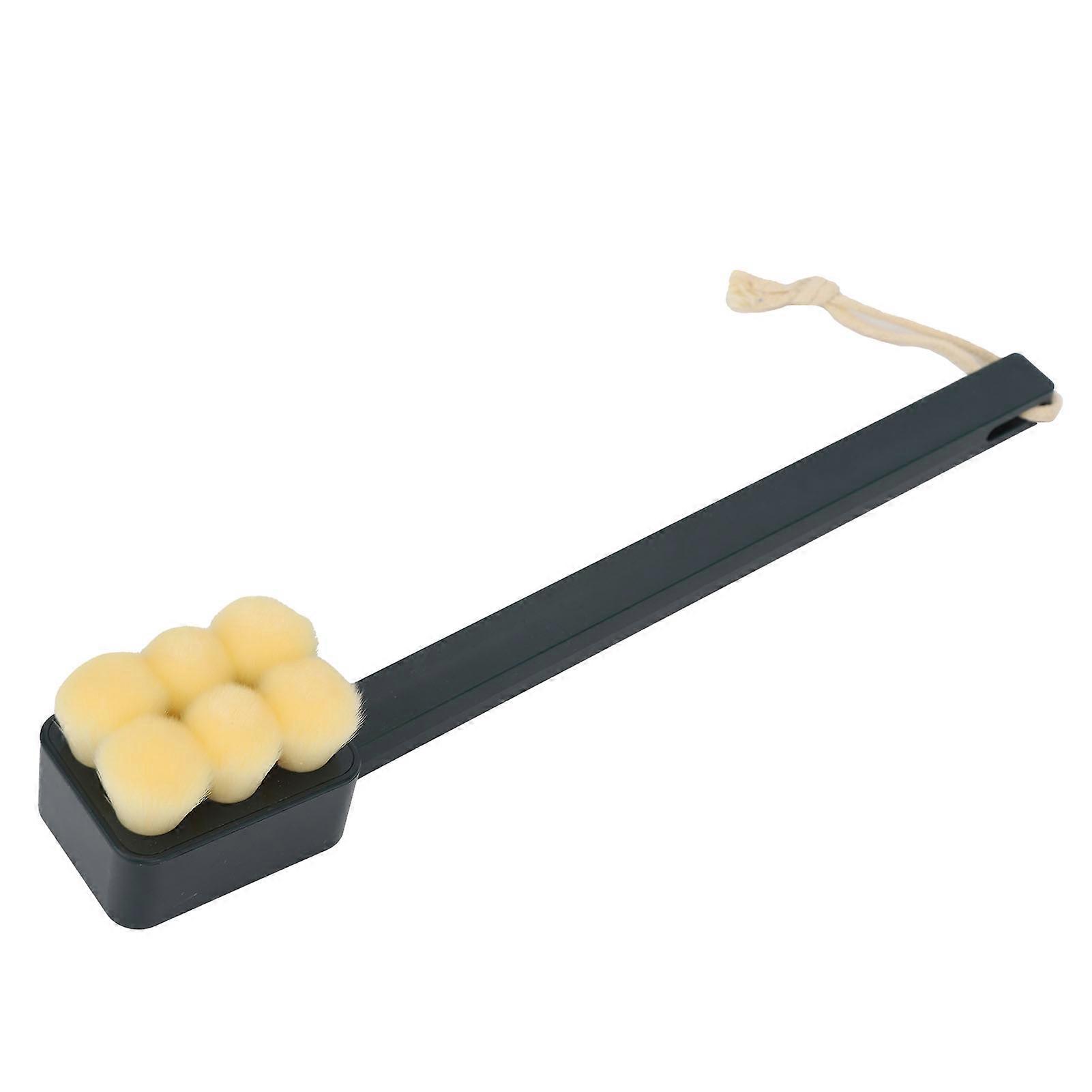 Shower Bath Brush Long Handle Removable Fine Fluffy Soft Scrubber Body Brush for Bathroom Hotel
