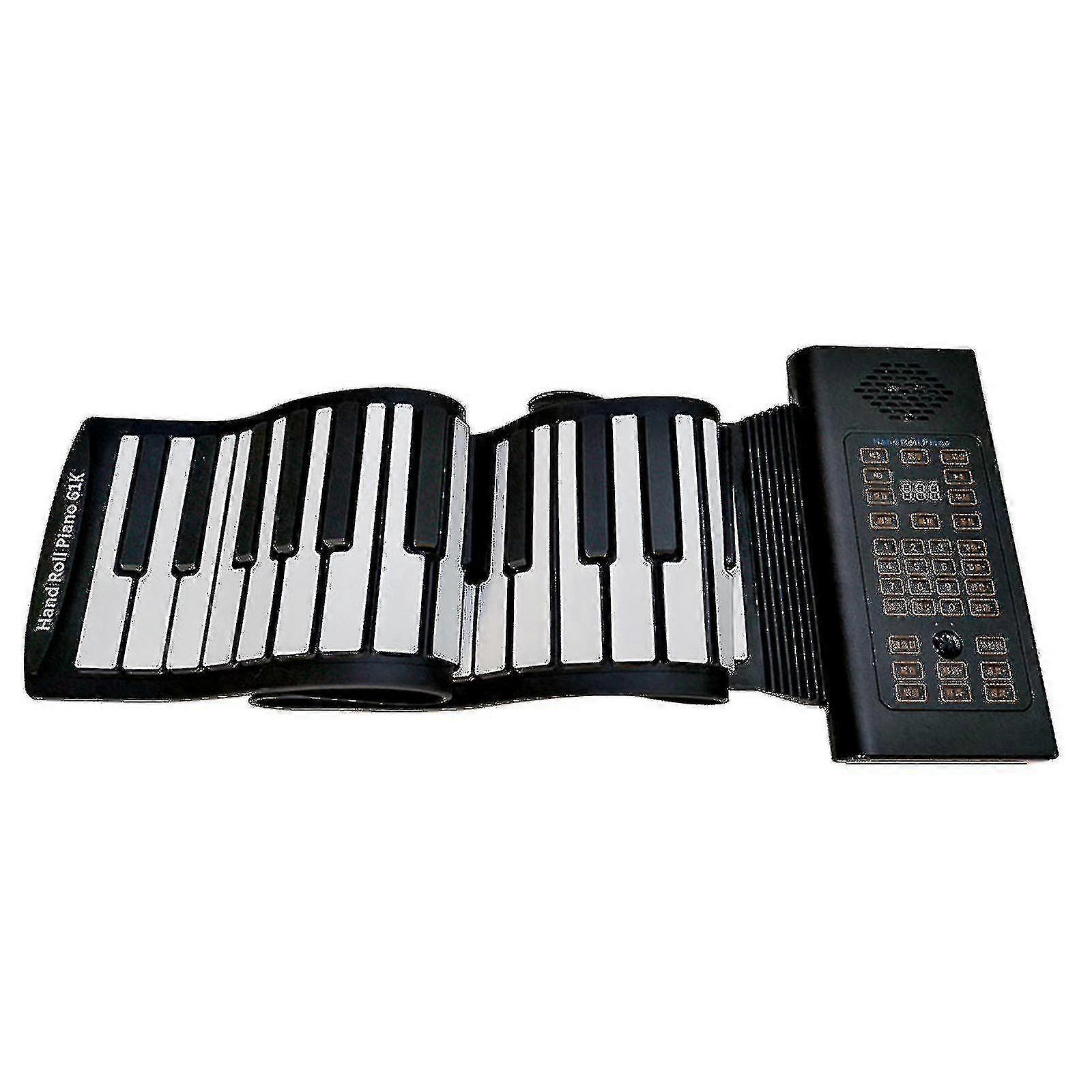 Roll-up Piano 61 /88 Keys,portable Arranger Keyboards,waterproof Silicone Fold Able Piano Keyboard Compatible With Beginners And Kids Jb5-2
