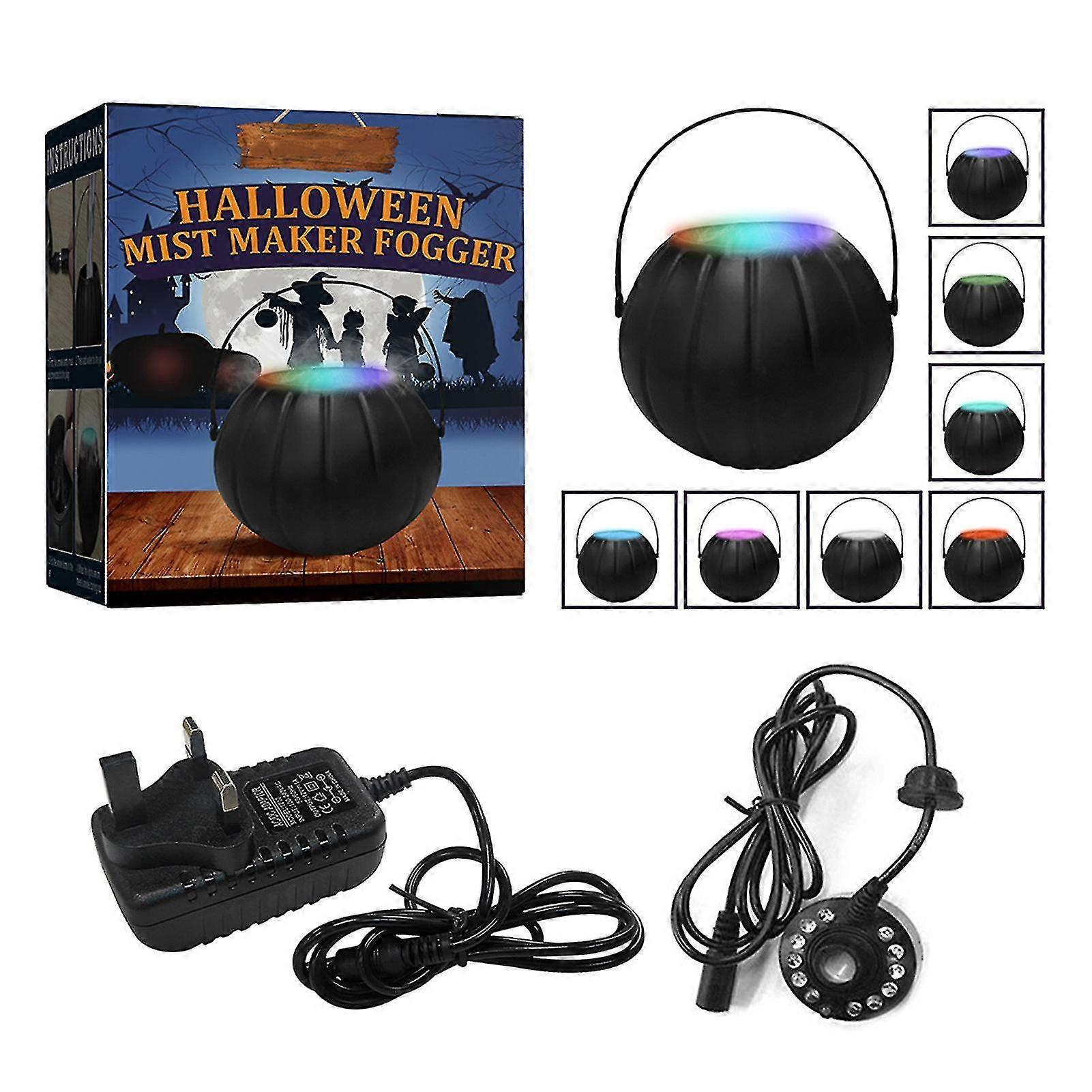 Máquina de fumaça de Halloween com luzes coloridas luz Smart Control-yujia-yujia