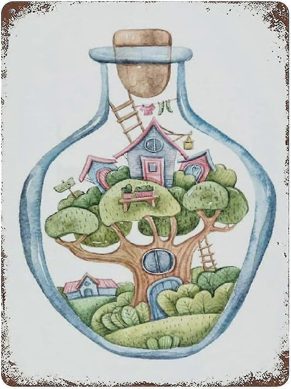 Placa de Metal Girassol & Abelha Vintage Lata Poster Placa de Metal 8x12 Polegadas OU 12x16 Polegadas Modo 1647