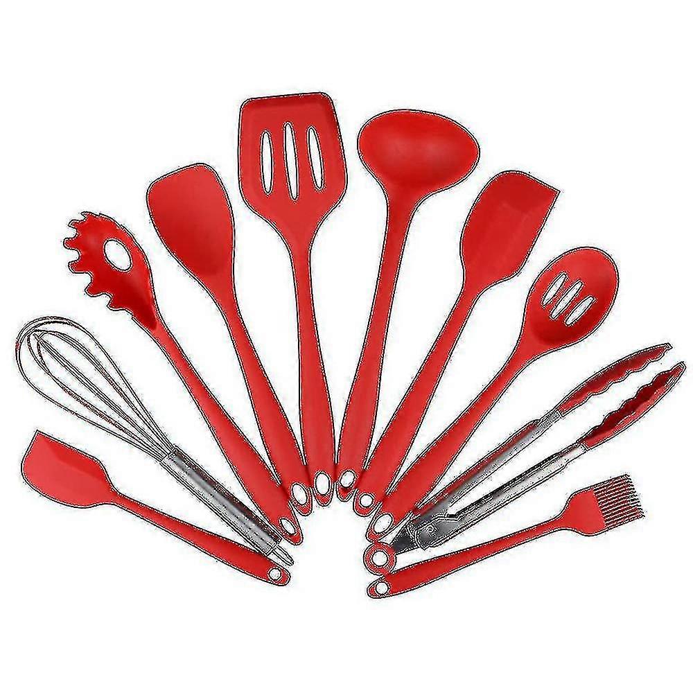 Silicone Kitchenware Set 10 Piece Non-stick Cookware Set-CE