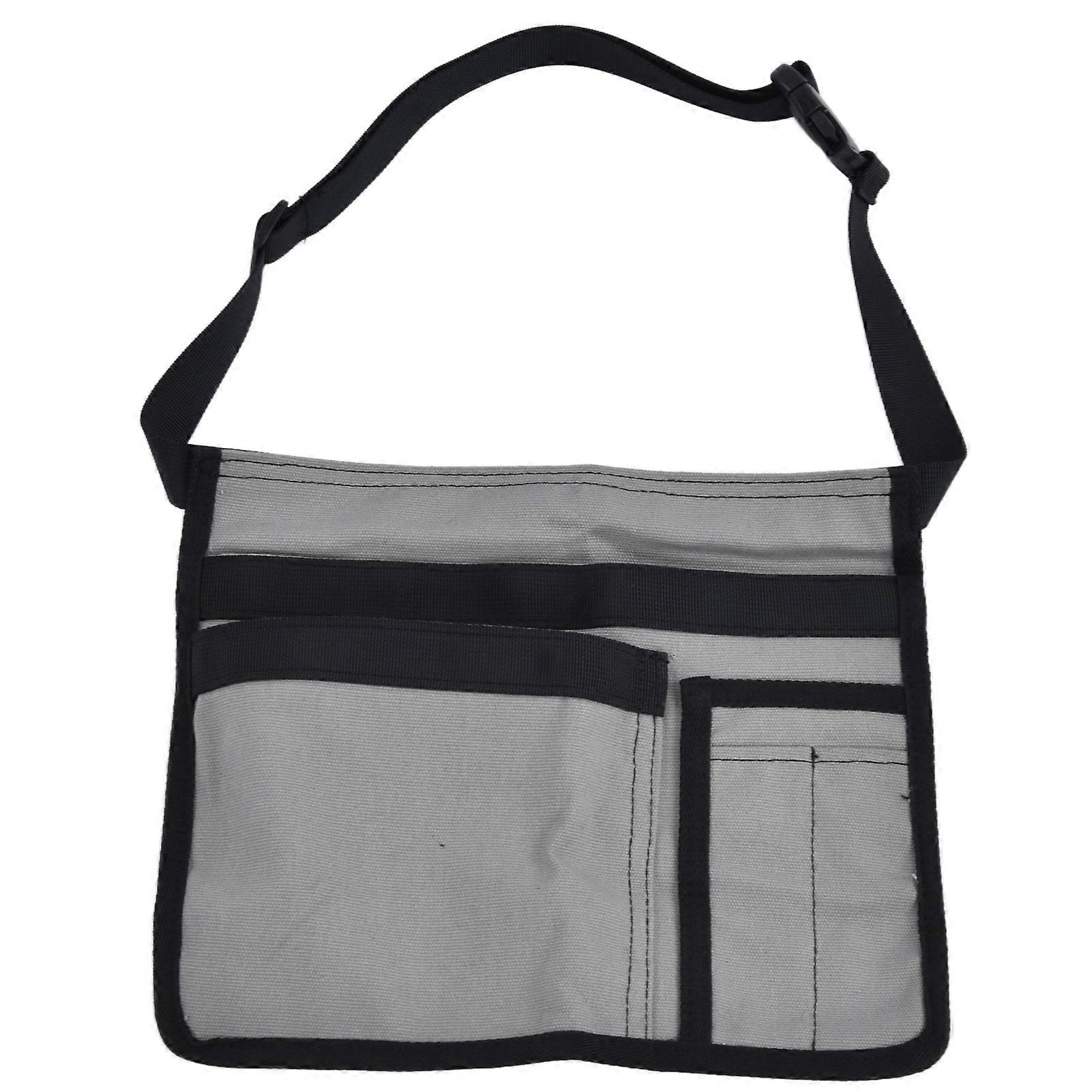 Garden Tool Belt Pouch with Multi Pockets for Workshop Storage Single Side Tool Waist Bag