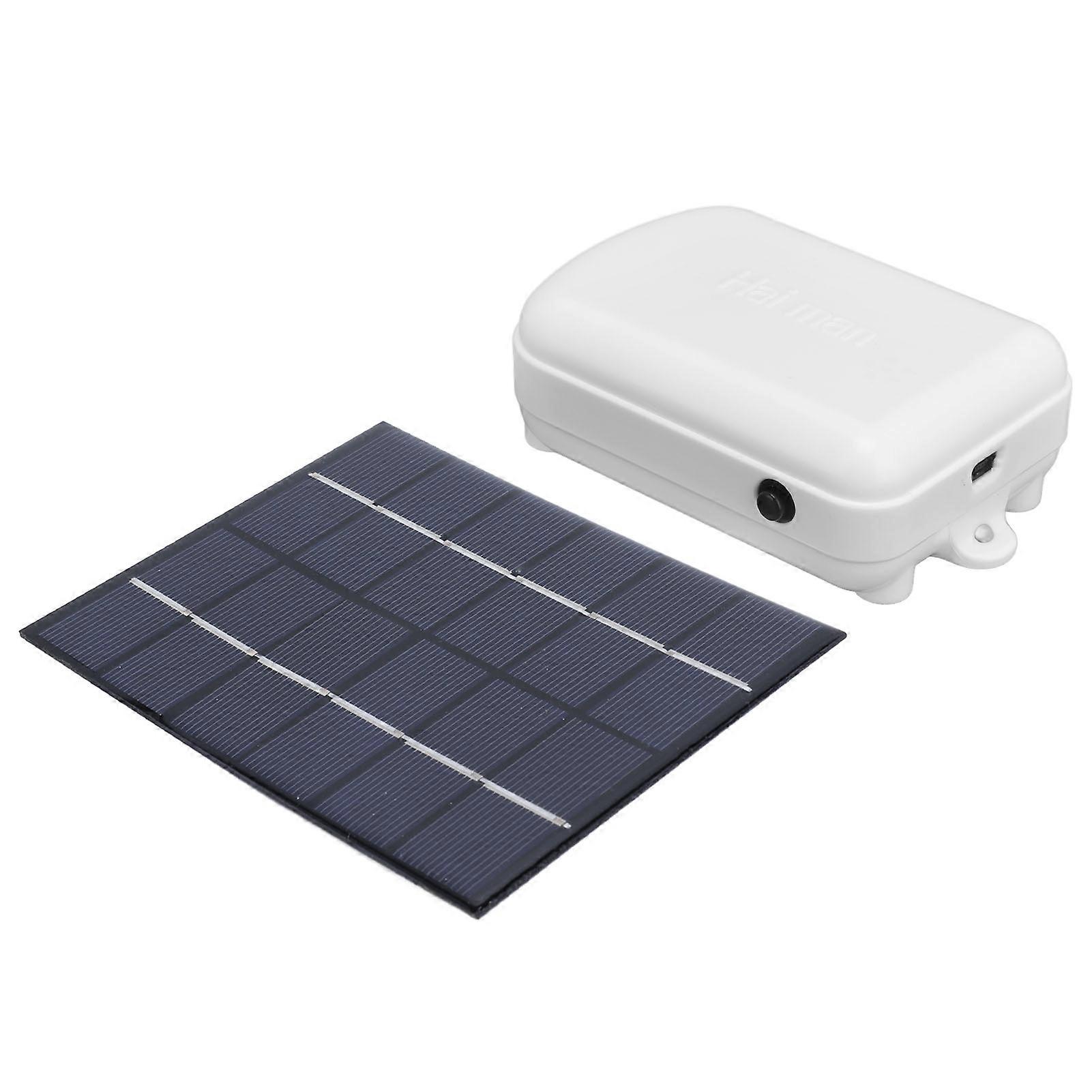 2W 6V Solar Oxygen Pump with 2000mAh Lithium Battery for Aquarium