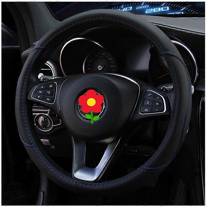 New style leather comfortable non-slip four-season universal steering wheel cover for Mini Cooper R52 R53 R55 R56 R58 R59 R60 R6