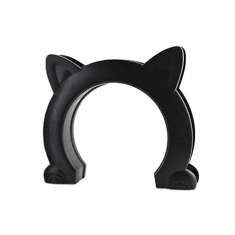 Interior Cat Door Easy To Follow Instructions Kitten Corridor Door Tunnela(black)
