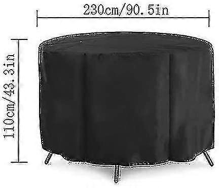 庭の家具のための円形の保護カバー