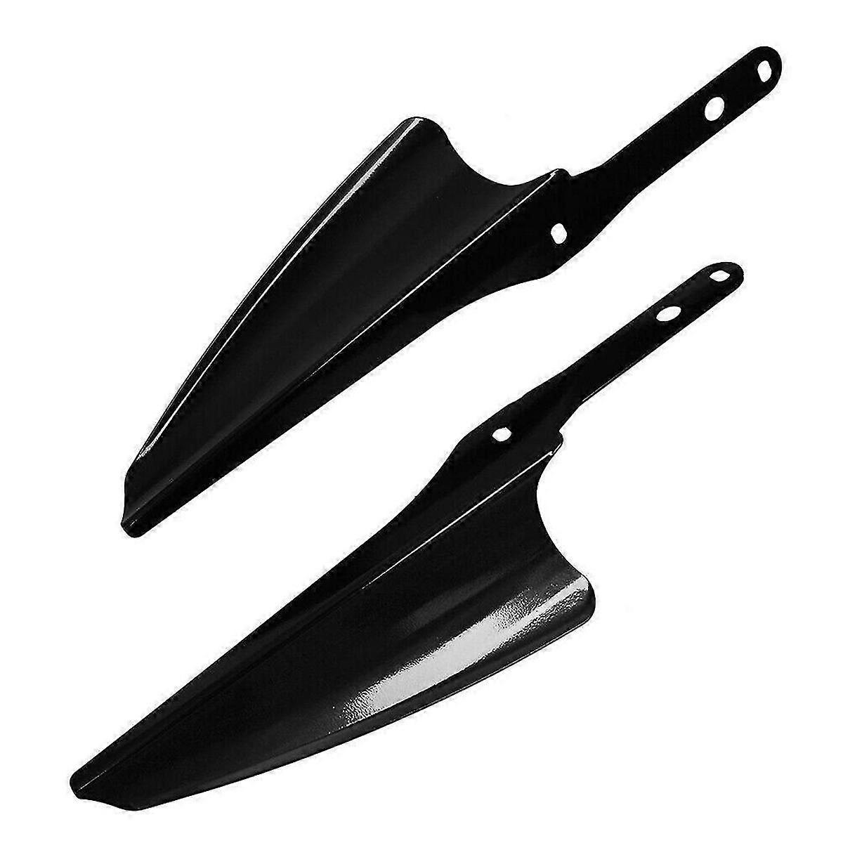1 Pair Black Front Fork Wind Deflector For - Glide 1995-2019 Mount Motorcycle Windshield Fork Cover