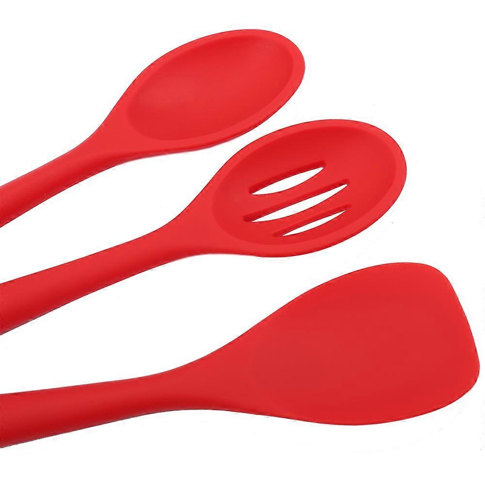 Calypso Basics Melamine Utensil Set, -Piece, Red