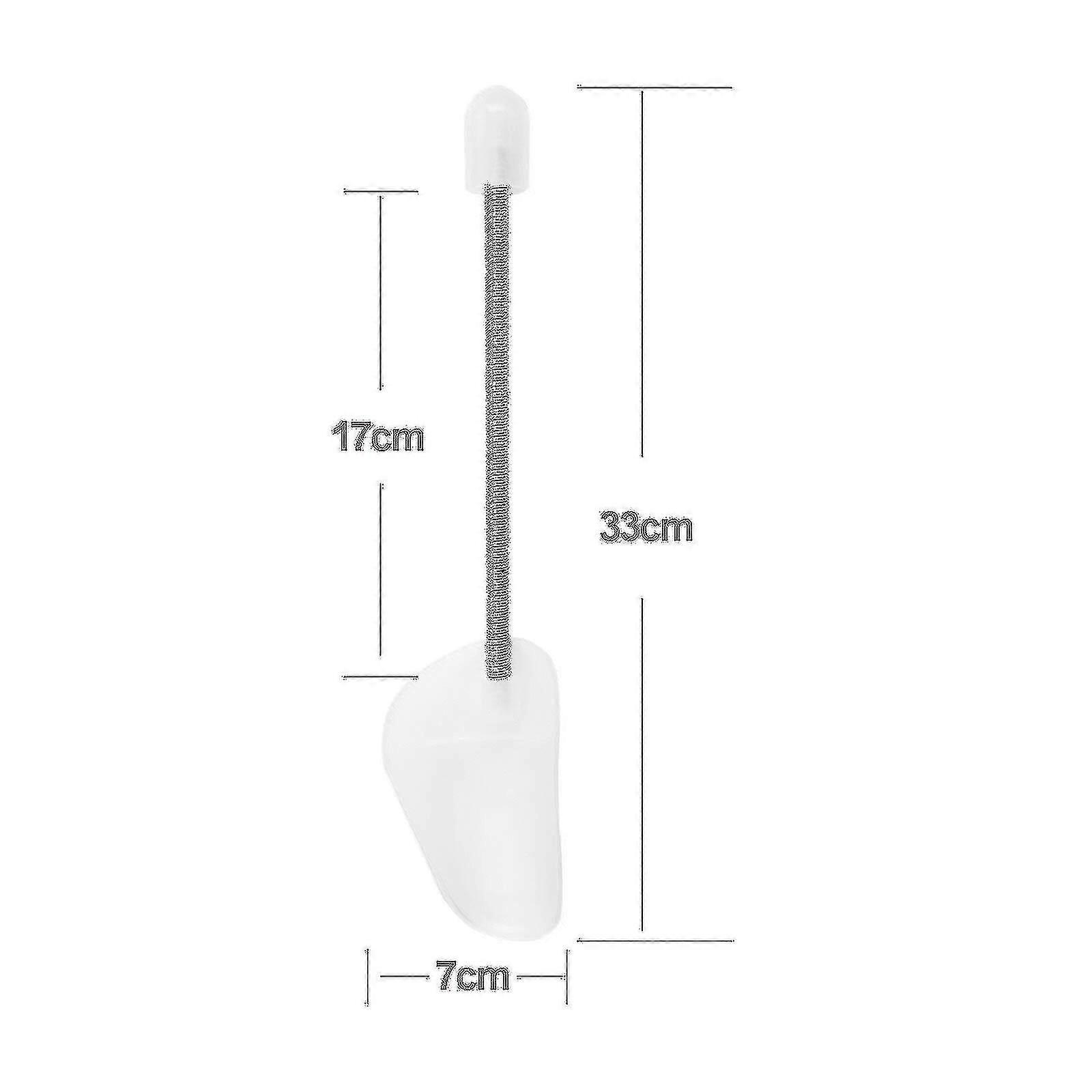 10 Pcs Shoe Trees Plastic Shoe Stretchers Transparent Shoe Shaper With Spiral Spring