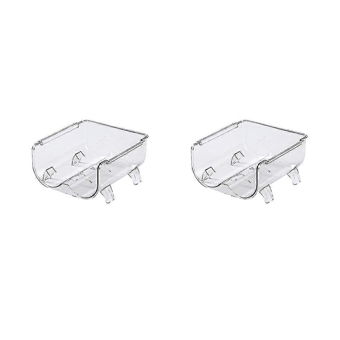 2pcs Plastic Water Bottle Organizer, Stackable Bottle Holder Storage