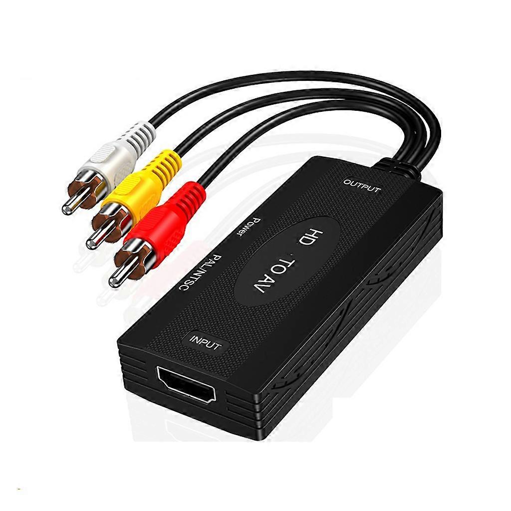 RCA to for HDMI Converter Composite to for HDMI Adapter Support 1080P