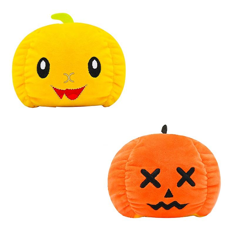 Double Sided Pumpkin Shaped Stuffed Toy