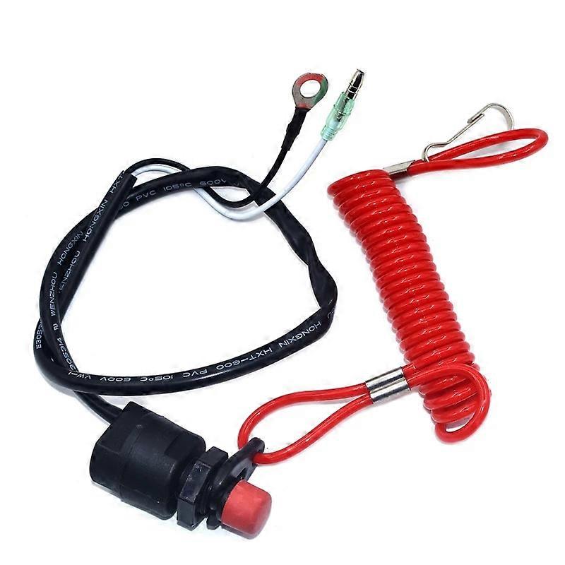 Engine Emergency Kill Stop Switch Closed Safety Push Button for 2 stroke Pocket Mini Dirt Bike ATV Quad For an outboard motor