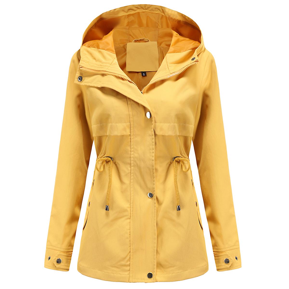 Cloudstyle Women's Casual Solid Colour Mid Length Jacket