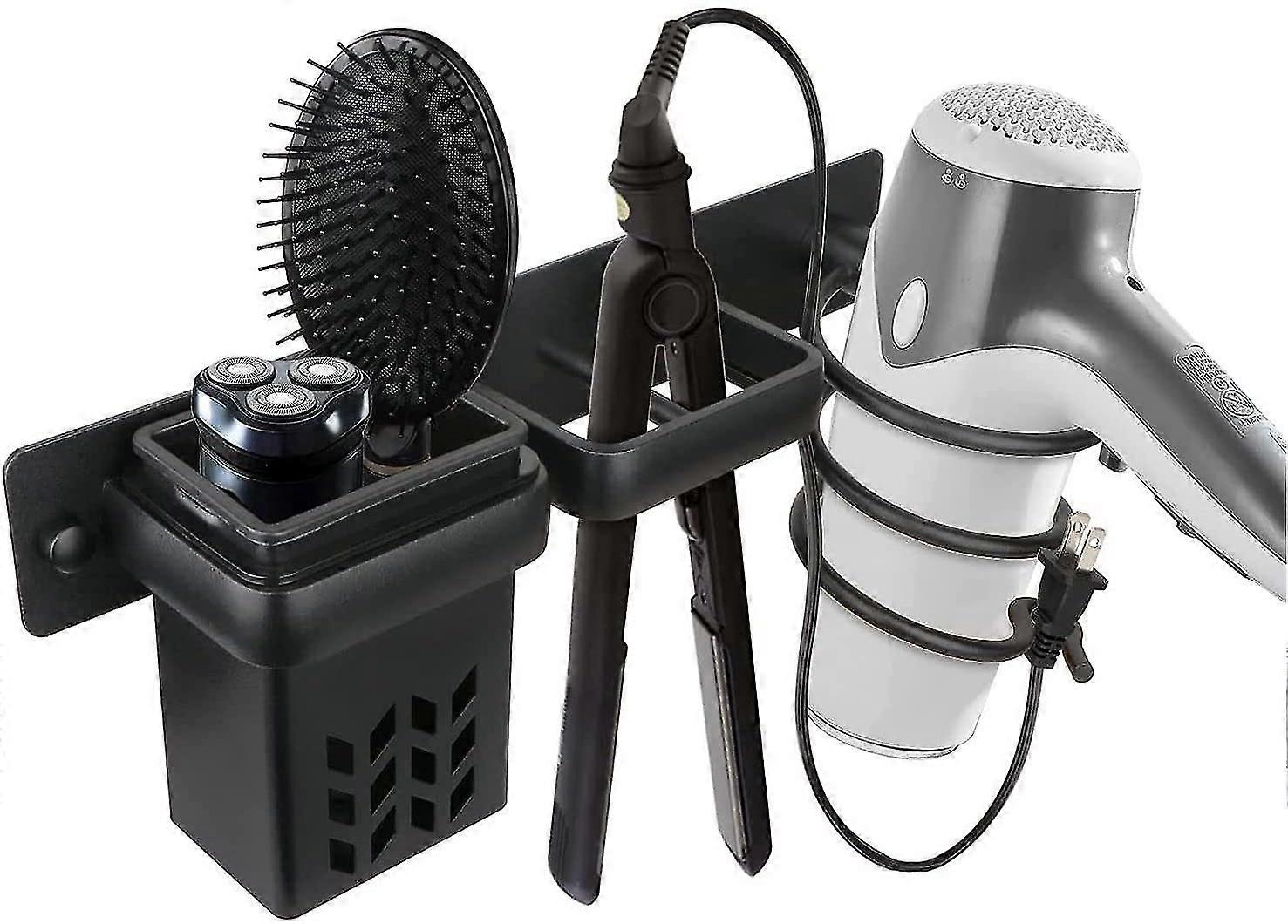 Wall-mounted Hair Straightener With Hole Bracket