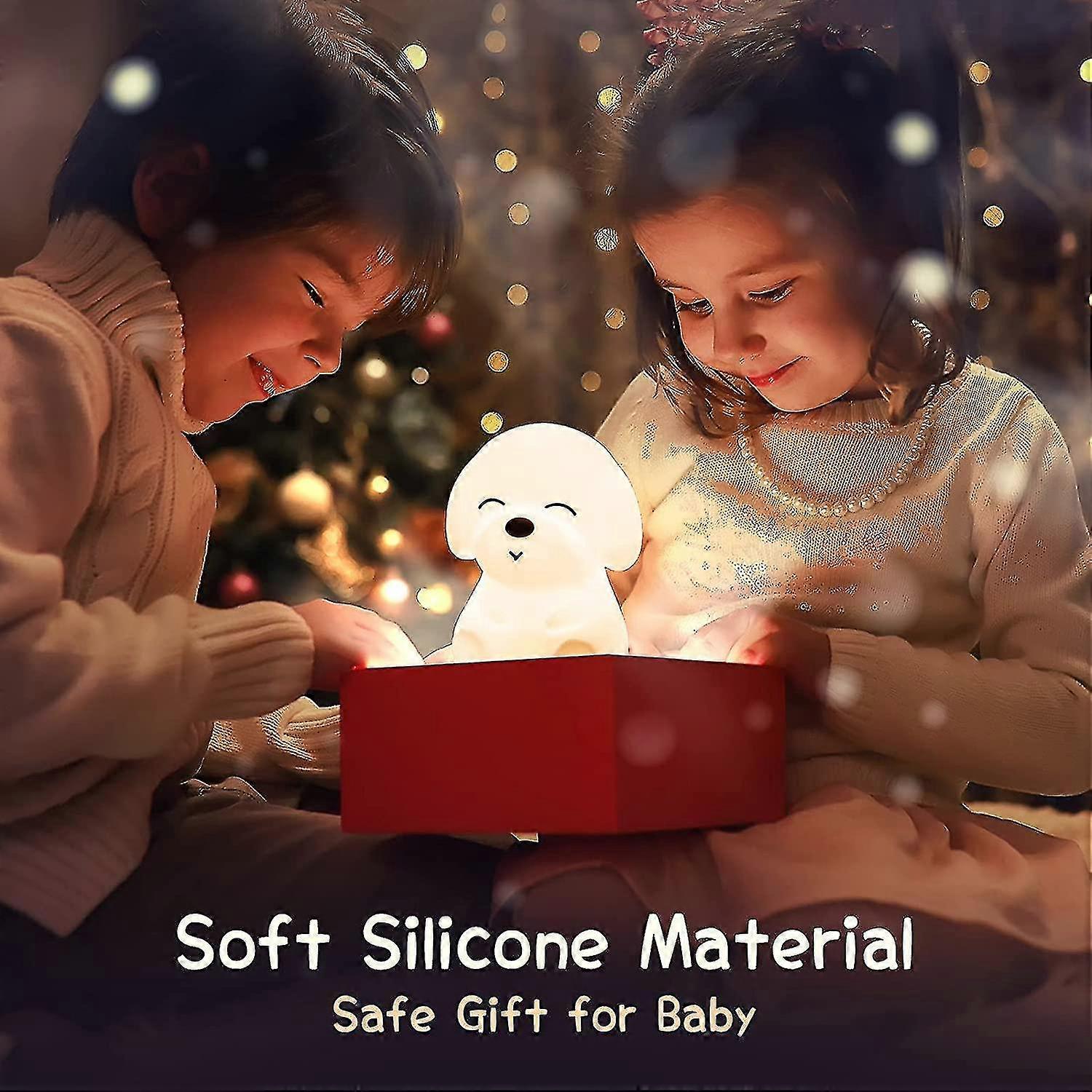 Luce Notturna Per Bambini Ricaricabile In Silicone - Cambia Colore Con 5 Modalità