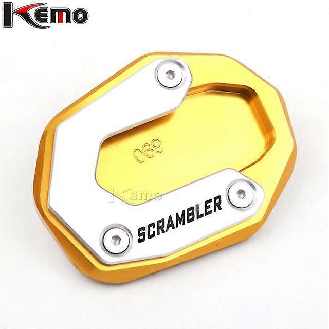For Ducati Scrambler 800 2015 2016 2017 2018 Motorcycle CNC Kickstand Foot Side Extension Pad Support Plate Enlarge Stand