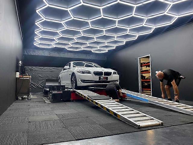 4 * 7M aluminiumshus Hexagon Led Light Bar Anti-refleks Detaljering Lys Tilpasset Hexagrid