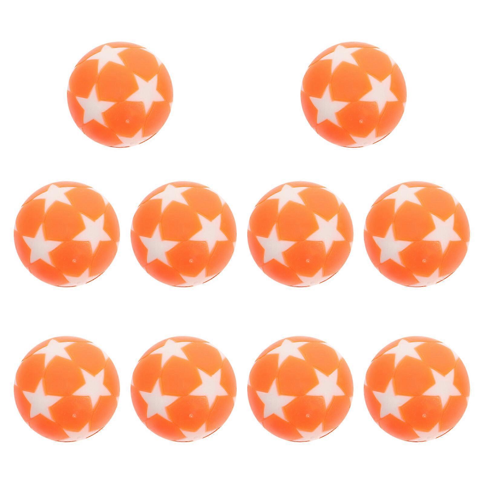 10pcs Table Soccer Foosballs Recreation Balls Replacement Foosball Table Balls
