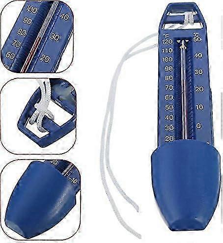 Swimming Pool Float Thermometer Float Water Thermometer Blue Pool Thermometer
