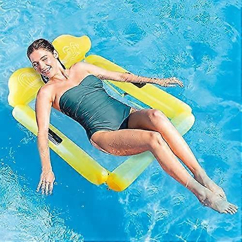 Boj, Simning Bralette Pool Flyt med nackstd, ryggstd och fotstd, Simning Flytande Uppblsbar hngmatta, Pool Lounger Float fr vuxna