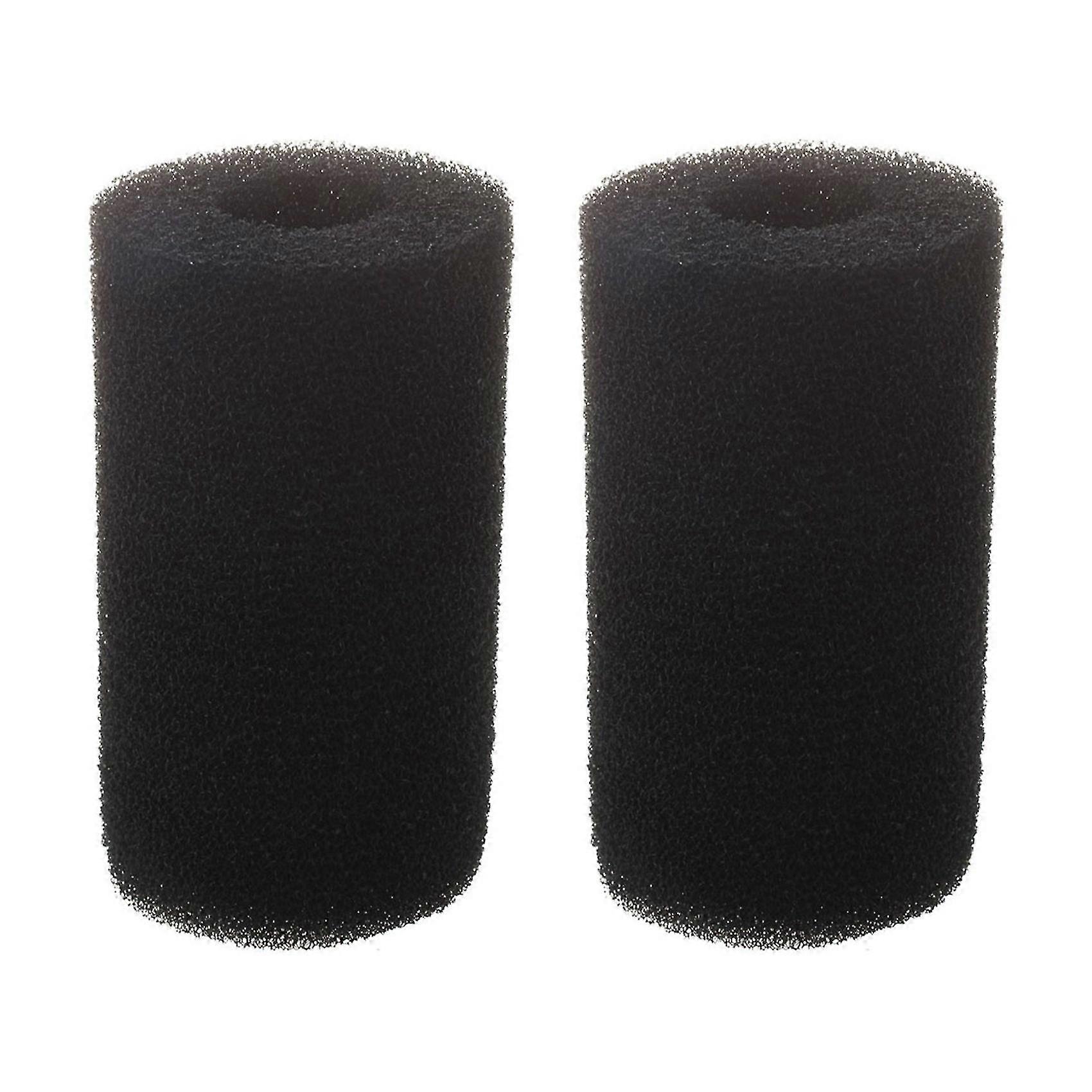 2x Aquarium Fish Tank Filter Sponge - Black