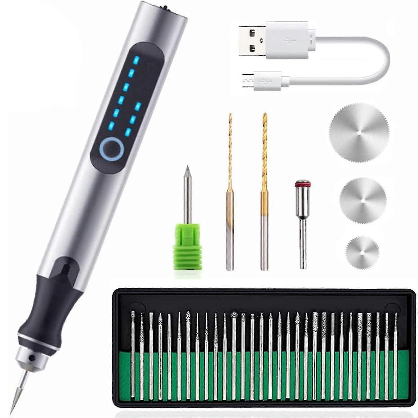 ערכת עט eng חשמלי מיני אלחוטי מטרה אדומה כלי תחריט כסף נייד enr