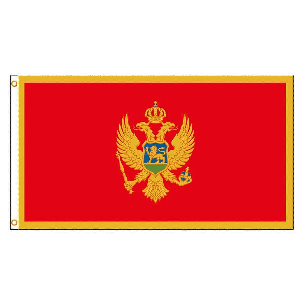 90*150Cm Mne Montenegro National Flag