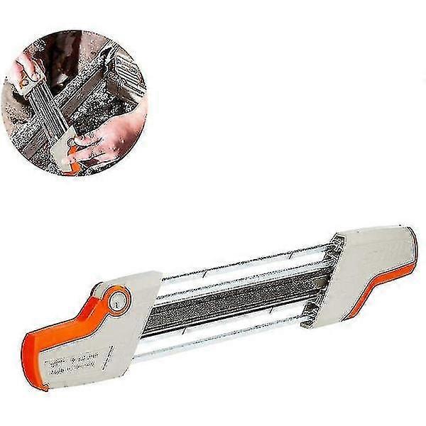 Meuleuse de tronçonneuse compatible avec chaîne de tronçonneuse Stihl 3/8p pour Stihl 2 en 1 simple lime 4.0 mm