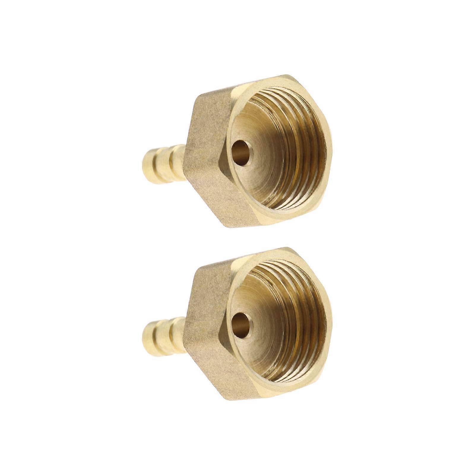 Jdd Power 2pcs 6mm 1/2 pouce femelle filetage laiton barb raccords connecteurs tuyau barbelé joint a