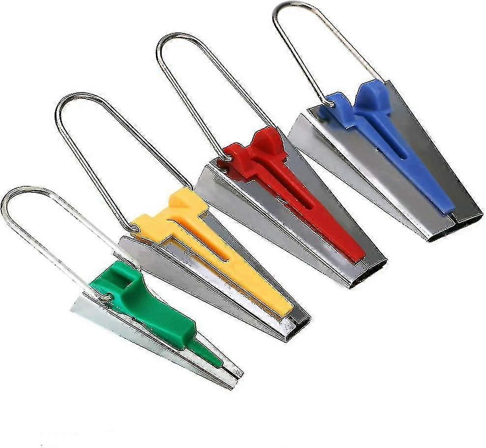 Fabric Bias Tape Makers Kit For Sewing Binding Quilting Tools Set(assorted Color)(1pcs)