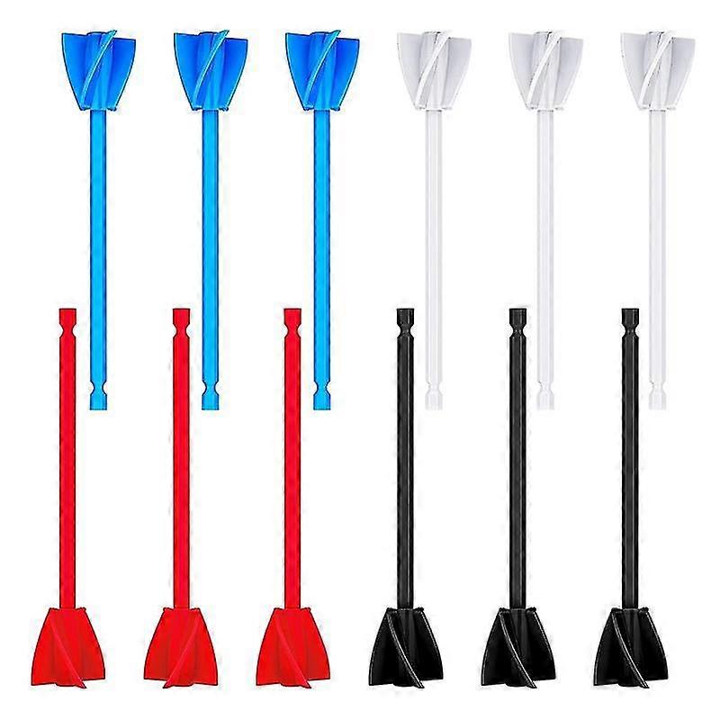 12pcs Epoxy Mixer Attachment For Drill Helix Paint Mixer Reusable For Resin Drill For Drill Jewelry