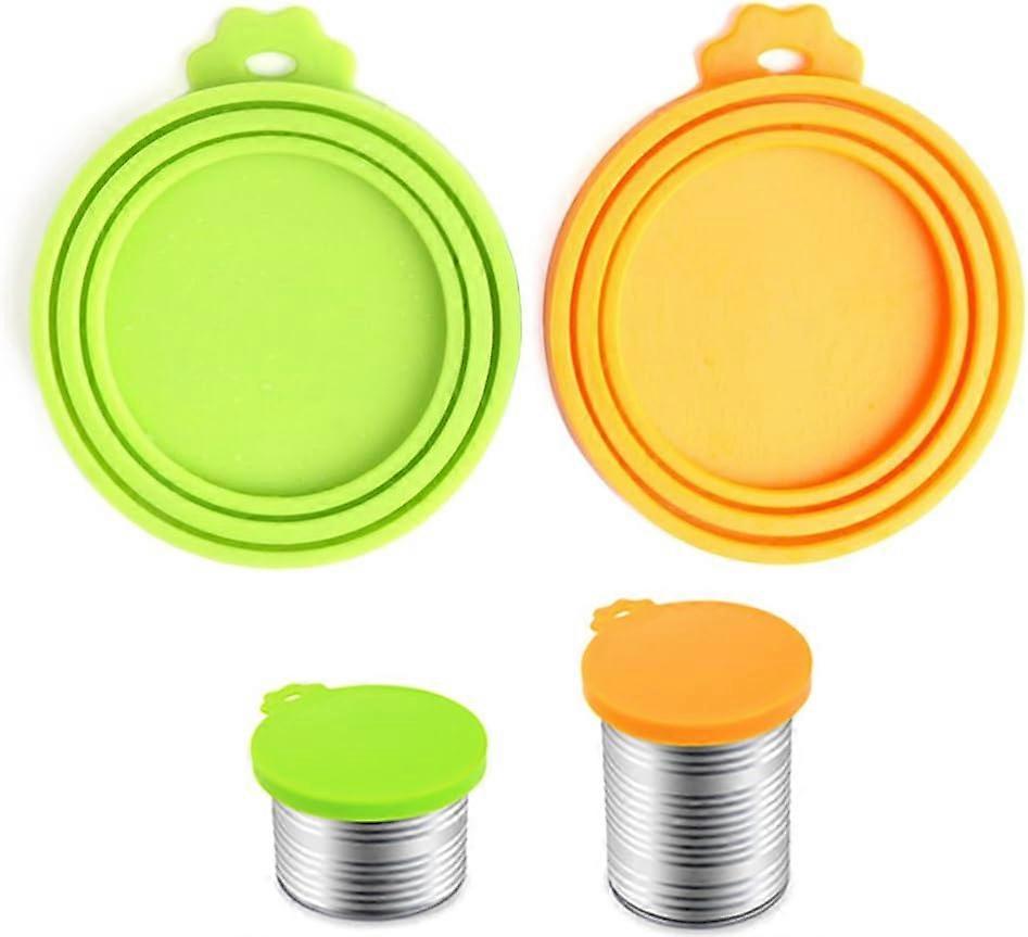 Silicone Lids for Pet Food Container Universal 2pcs